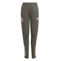 adidas Real Madrid Pantalon d'Entraînement 2025-2026 Enfants Gris Vert Clair