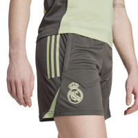 adidas Real Madrid Short d'Entraînement 2025-2026 Femmes Gris Vert Clair