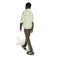 adidas Real Madrid Survêtement Full-Zip 2025-2026 Enfants Vert Clair Gris