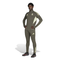 adidas Real Madrid Trainingstrui 1/4-Zip 2025-2026 Grijs Lichtgroen