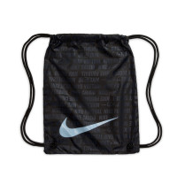 Nike Phantom 6 Low Elite Gras Voetbalschoenen (FG) Zwart Lichtblauw