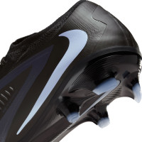 Nike Phantom 6 Low Pro Gras Voetbalschoenen (FG) Zwart Lichtblauw