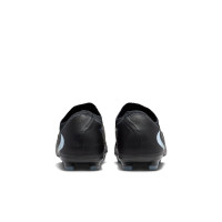 Nike Phantom 6 Low Pro Gras / Kunstgras Voetbalschoenen (MG) Kids Zwart Lichtblauw