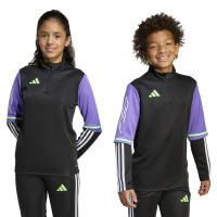 adidas F50 Trainingstrui 1/4-Zip Kids Zwart Paars