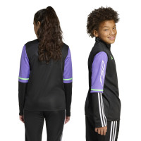 adidas F50 Trainingstrui 1/4-Zip Kids Zwart Paars