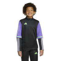 adidas F50 Trainingstrui 1/4-Zip Kids Zwart Paars