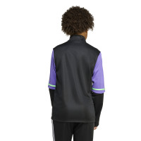 adidas F50 Trainingstrui 1/4-Zip Kids Zwart Paars