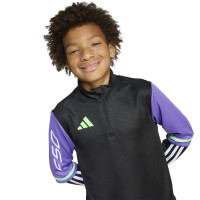 adidas F50 Trainingstrui 1/4-Zip Kids Zwart Paars