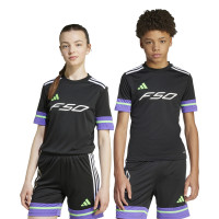 Chemise d'entraînement adidas F50 pour Enfants, noir, violet