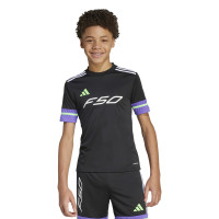 Chemise d'entraînement adidas F50 pour Enfants, noir, violet