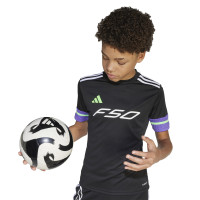 Chemise d'entraînement adidas F50 pour Enfants, noir, violet