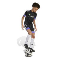 Chemise d'entraînement adidas F50 pour Enfants, noir, violet