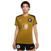 Nike Nederland Strike Trainingsset OranjeLeeuwinnen 2025-2027 Dames Brons Zwart Wit