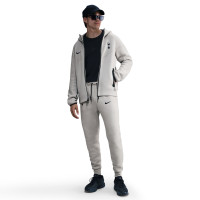 Nike Tottenham Hotspur Tech Fleece Trainingspak Full-Zip 2025-2026 Lichtgrijs Blauw