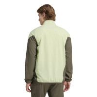 adidas Real Madrid Présentation Veste d'Entraînement 2025-2026 Vert Clair Gris