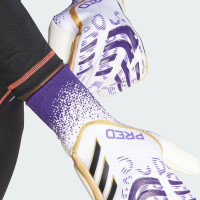 adidas Predator Pro PC Gants de Gardien de But Blanc Mauve Noir