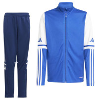 adidas Squadra 25 Trainingspak Kids Blauw Donkerblauw Wit
