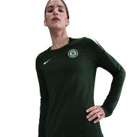 Nike Chelsea Strike Crew Survêtement 2025-2026 Femmes Vert Foncé Blanc