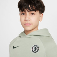 Nike Chelsea Tech Fleece Hoodie 2025-2026 Kids Lichtgroen Groen