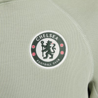 Nike Chelsea Tech Fleece Hoodie 2025-2026 Kids Lichtgroen Groen