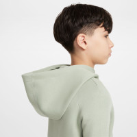 Nike Chelsea Tech Fleece Hoodie 2025-2026 Kids Lichtgroen Groen