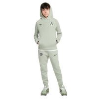 Nike Chelsea Tech Fleece Hoodie 2025-2026 Kids Lichtgroen Groen