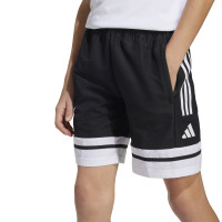 adidas Squadra 25 Downtime Broekje Kids Zwart Wit