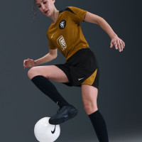 Nike Pays-Bas Lionnes Strike Short d'Entraînement 2025-2027 Femmes Noir Bronze Blanc