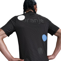 Nike Pays-Bas Lionnes Pre-Match Maillot d'Entraînement 2025-2027 Hommes Noir Blanc