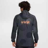 Nike Netherlands Orange Lioness Anthem Jack 2025-2027 pour homme Noir Orange