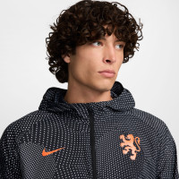 Nike Netherlands Orange Lioness Anthem Jack 2025-2027 pour homme Noir Orange