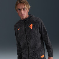 Nike Netherlands Orange Lioness Anthem Jack 2025-2027 pour homme Noir Orange