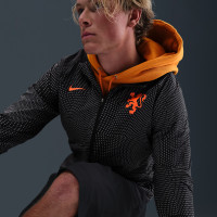 Nike Netherlands Orange Lioness Anthem Jack 2025-2027 pour homme Noir Orange