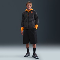 Nike Netherlands Orange Lioness Anthem Jack 2025-2027 pour homme Noir Orange