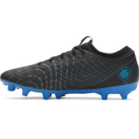 Under Armour Magnetico Select 5 Gazon Naturel Chaussures de Foot (FG) Noir Bleu