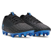 Under Armour Magnetico Select 5 Gazon Naturel Chaussures de Foot (FG) Noir Bleu