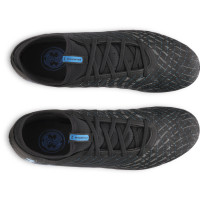 Under Armour Magnetico Select 5 Gazon Naturel Chaussures de Foot (FG) Noir Bleu