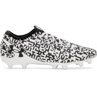 Under Armour Magnetico Select 5 Gras Voetbalschoenen (FG) Zwart Wit