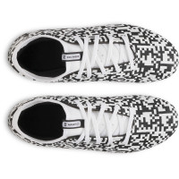 Under Armour Magnetico Select 5 Gras Voetbalschoenen (FG) Kids Zwart Wit