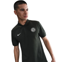 Nike Chelsea Tech Fleece Polo Ensemble d'Été 2025-2026 Vert Foncé Vert Blanc
