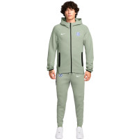 Nike Chelsea Tech Fleece Survêtement Full-Zip 2025-2026 Vert Clair Vert