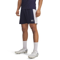 Under Armour Challenger Knit Short d'Entraînement Bleu Foncé Blanc
