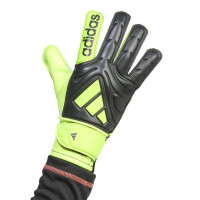 adidas Copa Club Gants de Gardien de But Enfants Noir Néon Jaune Blanc
