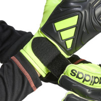 adidas Copa Club Gants de Gardien de But Enfants Noir Néon Jaune Blanc