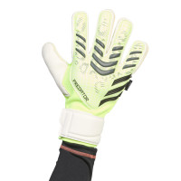 adidas Predator Match Fingersave Gants de Gardien de But Néon Jaune Blanc Noir