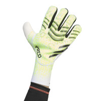 adidas Predator Pro Fingersave Gants de Gardien de But Néon Jaune Blanc Noir