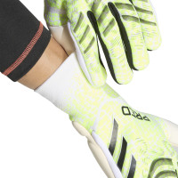 adidas Predator Pro PC Gants de Gardien de But Néon Jaune Blanc Noir