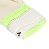 adidas Predator Match Fingersave Gants de Gardien de But Enfants Néon Jaune Blanc Noir