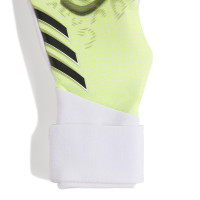 adidas Predator Pro Gants de Gardien de But Enfants Néon Jaune Blanc Noir