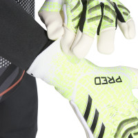adidas Predator Pro Hybrid Keepershandschoenen Neongeel Wit Zwart